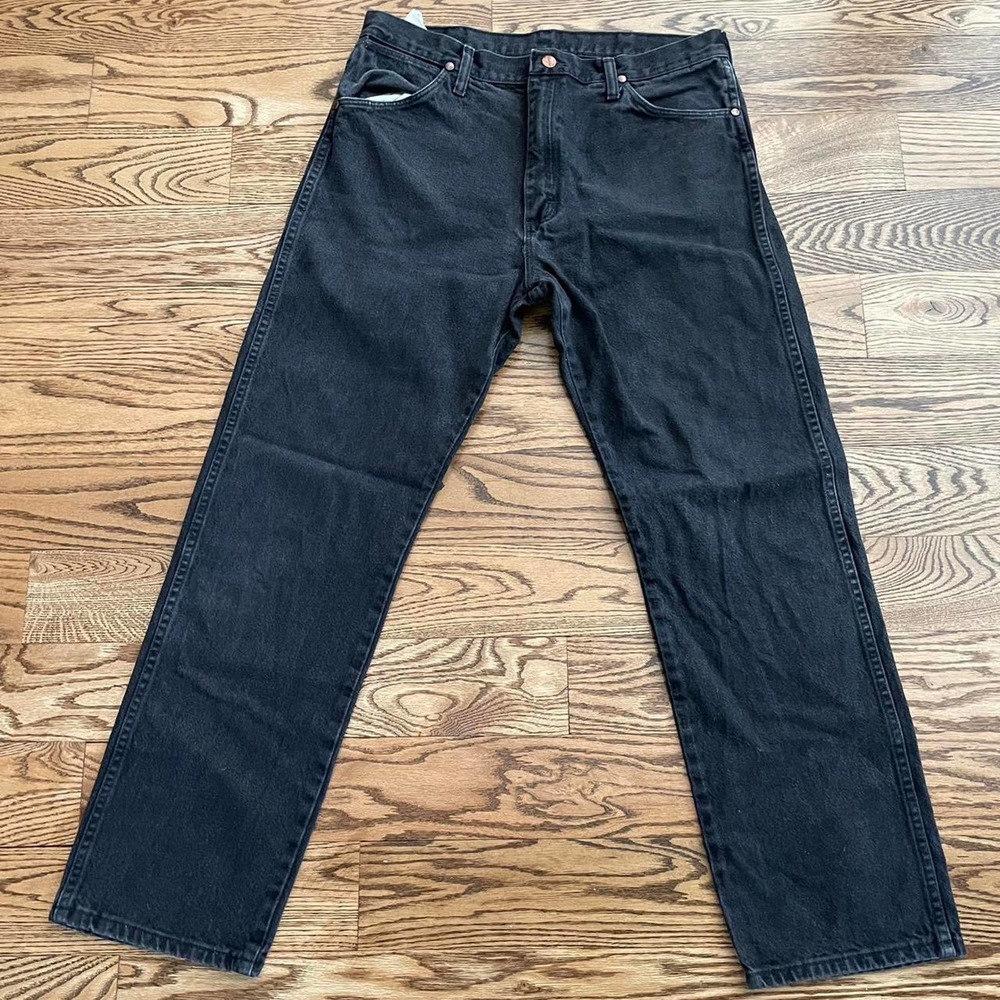 Retro 90s wrangler black cowboy jeans